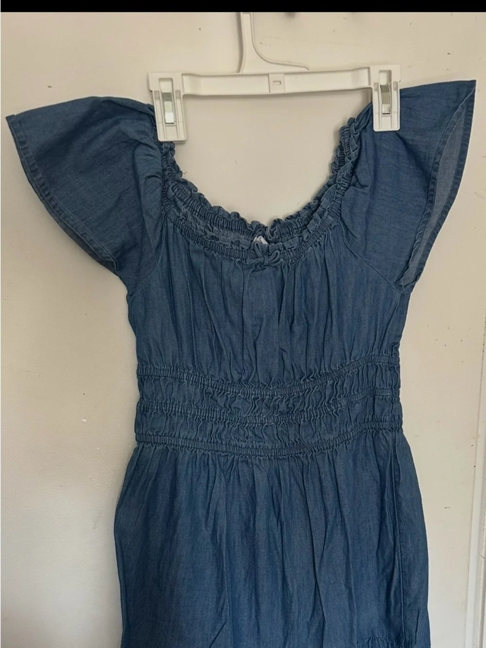 GAP Kids Light Blue Chambray Dress